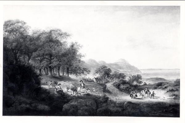 Vista lontana di Anglesea da Julius Caesar Ibbetson