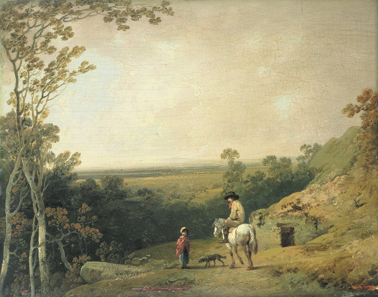 Paesaggio con figure da Julius Caesar Ibbetson