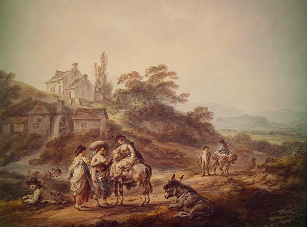 Il mulino ad acqua da Julius Caesar Ibbetson