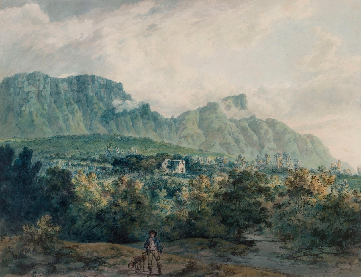 Undercliff, Isola di Wight da Julius Caesar Ibbetson