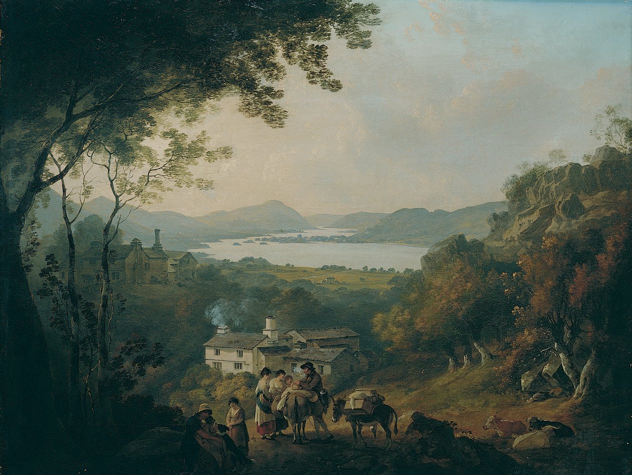 Windermere da Troutbeck da Julius Caesar Ibbetson