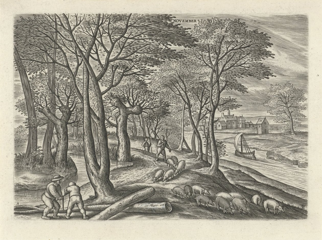 Novembre da Julius Goltzius