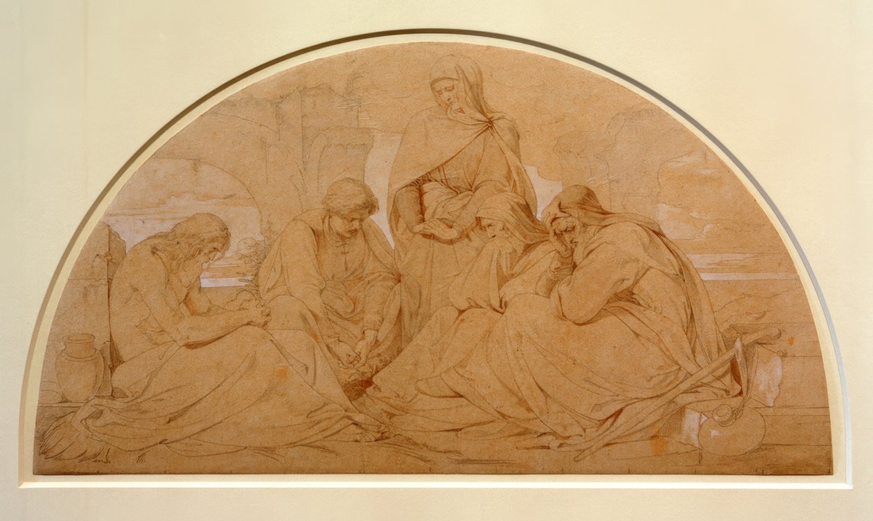 Giobbe con i suoi amici da Julius Hubner