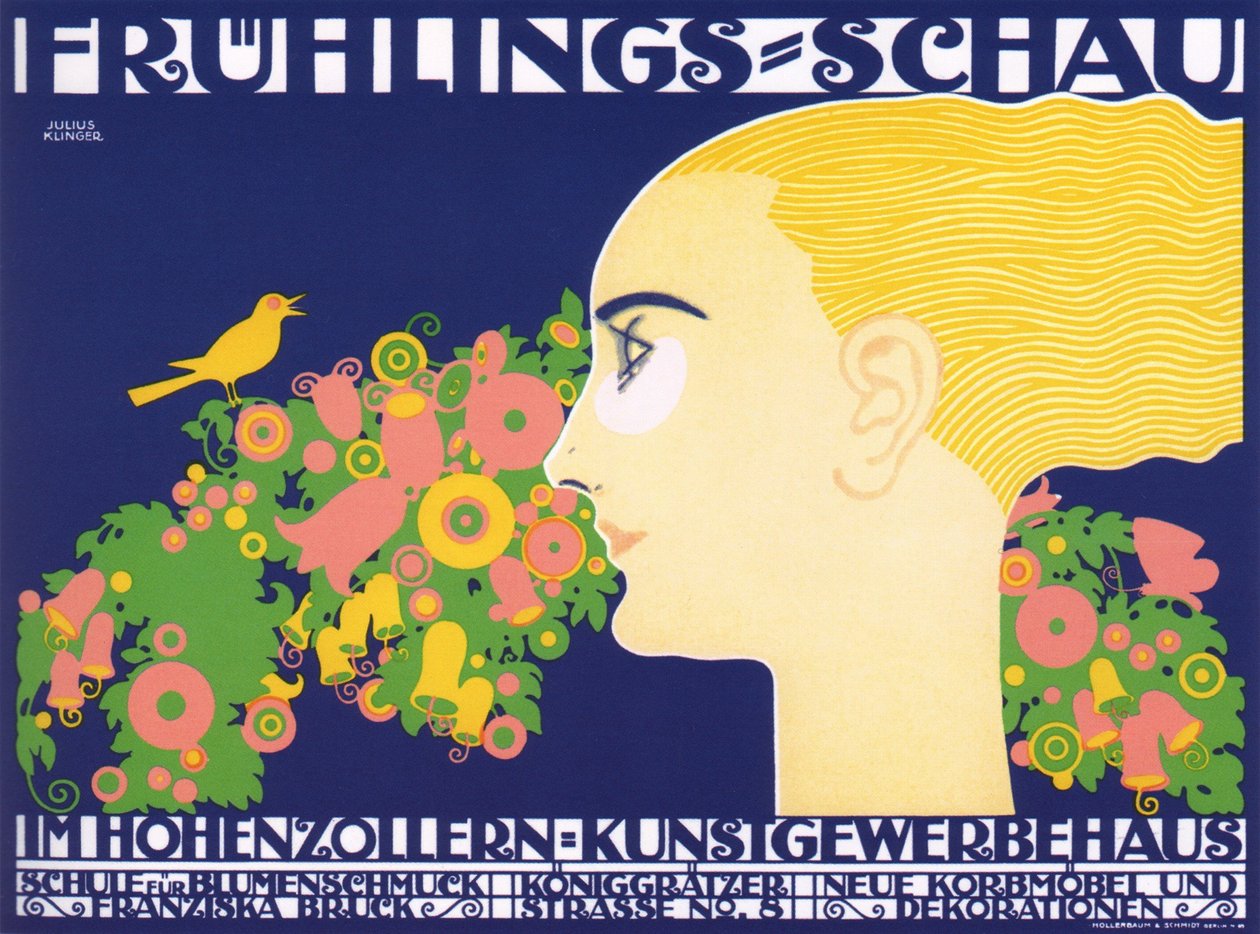 Esposizione primaverile, 1914 da Julius Klinger