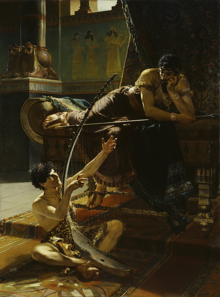 Davide e Saul da Julius Kronberg