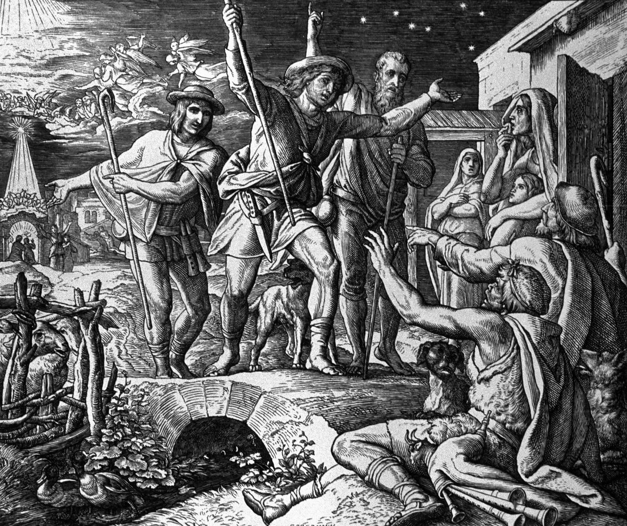 Adorazione dei pastori da Julius Schnorr von Carolsfeld