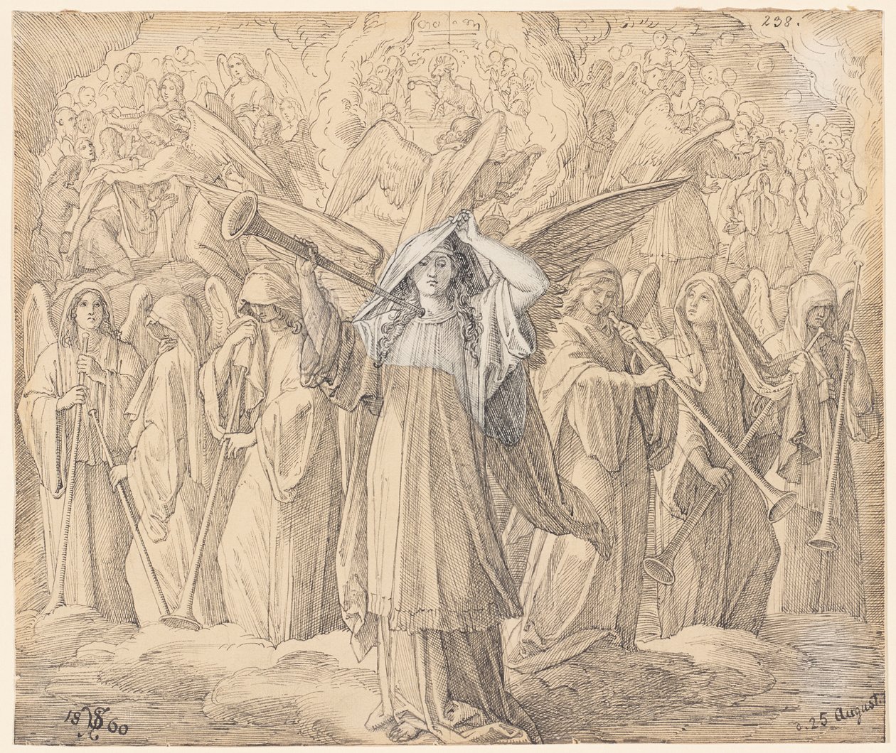 Il settimo sigillo del libro è da Julius Schnorr von Carolsfeld