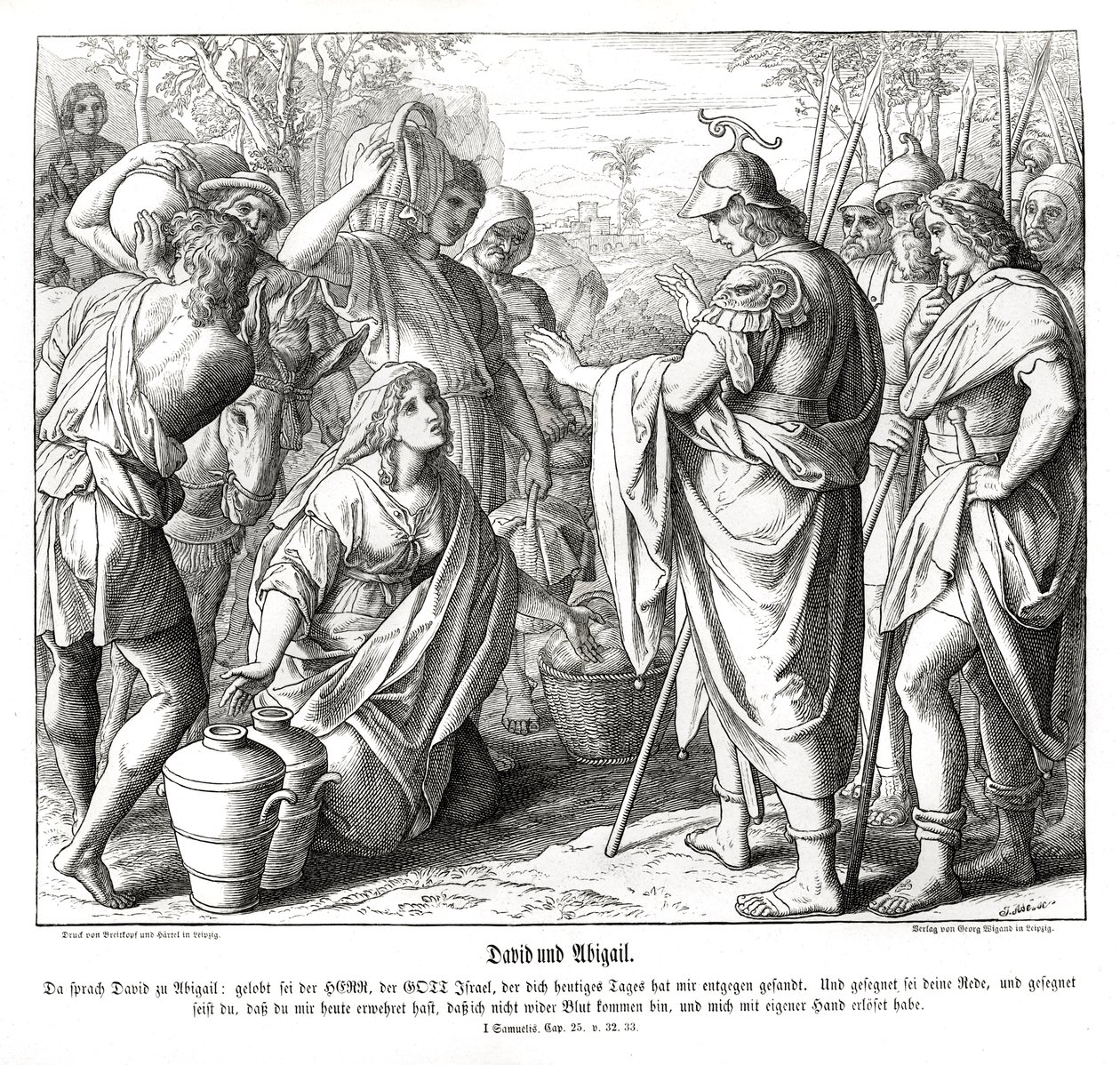 Davide e Abigail da Julius Schnorr von Carolsfeld