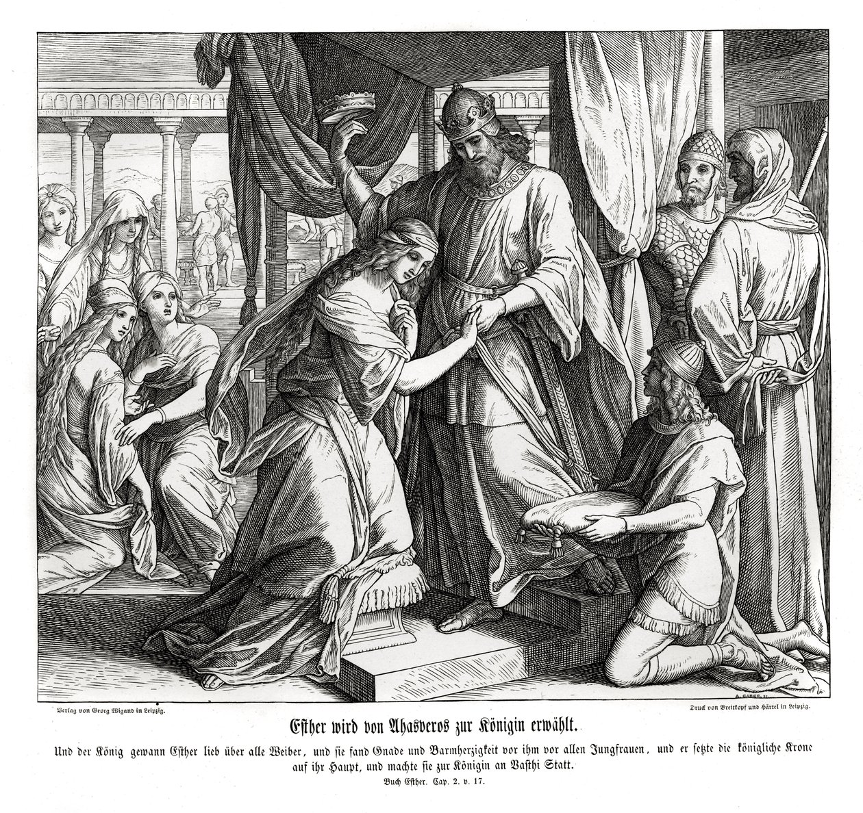 Ester diventa regina, Ester da Julius Schnorr von Carolsfeld