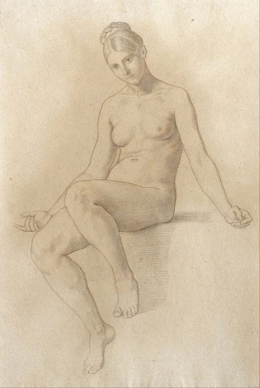 Nudo femminile da Julius Schnorr von Carolsfeld