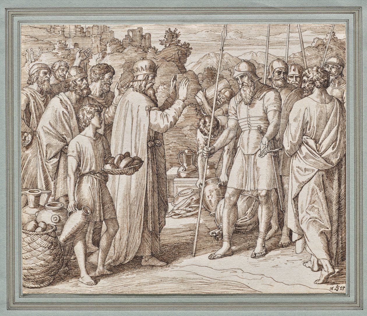 Melchisedec benedice Abramo da Julius Schnorr von Carolsfeld