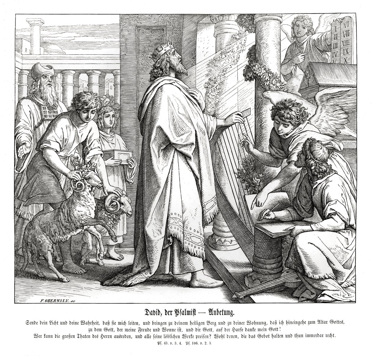 Salmi - adorazione da Julius Schnorr von Carolsfeld