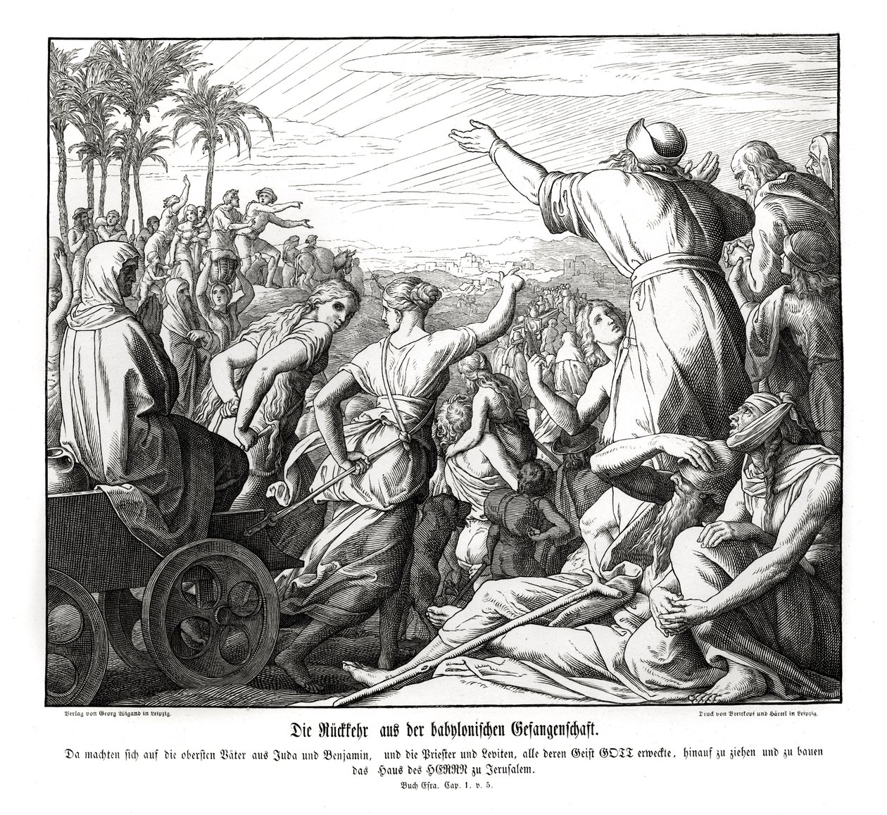 Ritorno da Babilonia, Esdra da Julius Schnorr von Carolsfeld