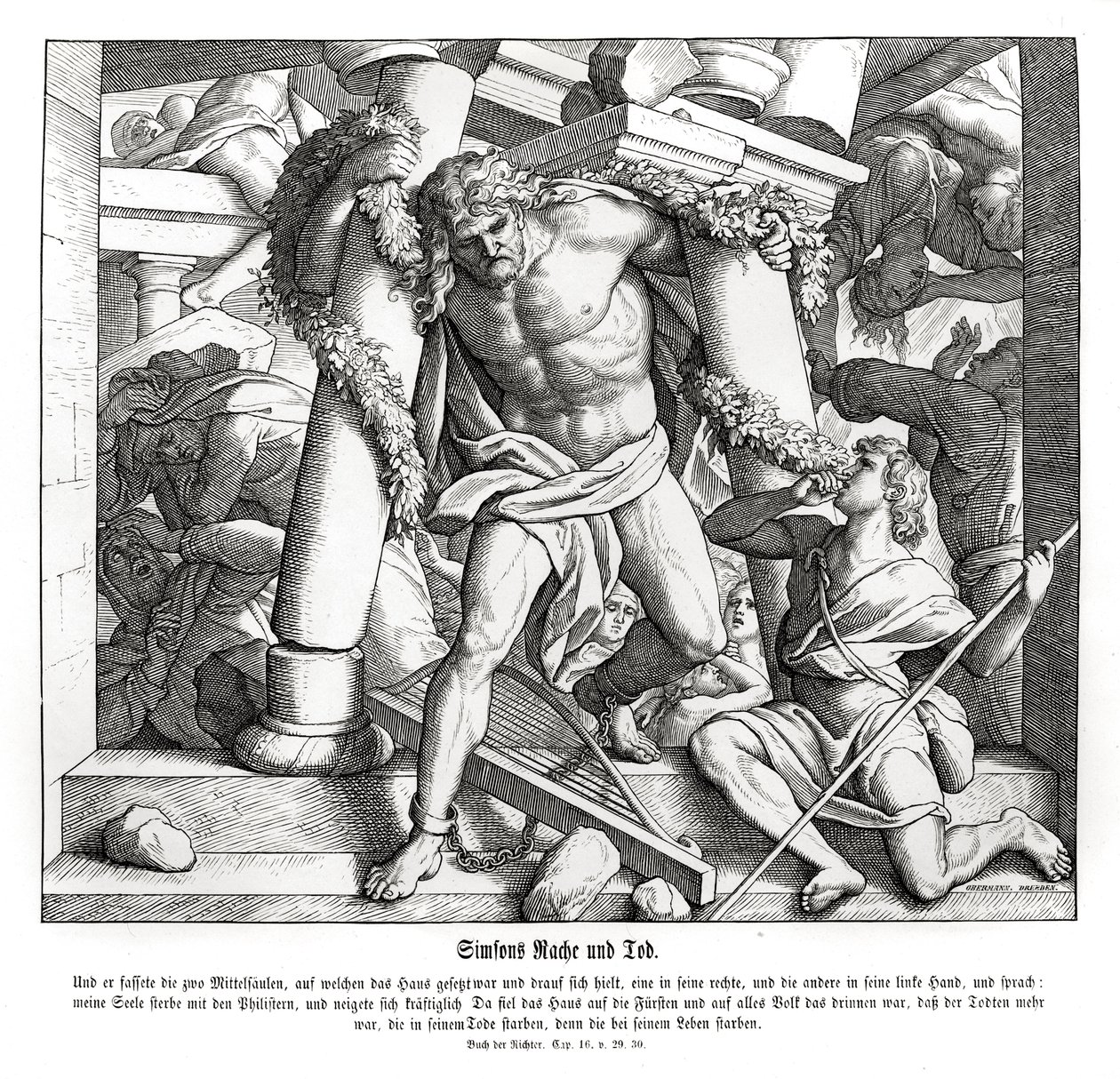 La vendetta e la morte di Sansone, Giudici da Julius Schnorr von Carolsfeld