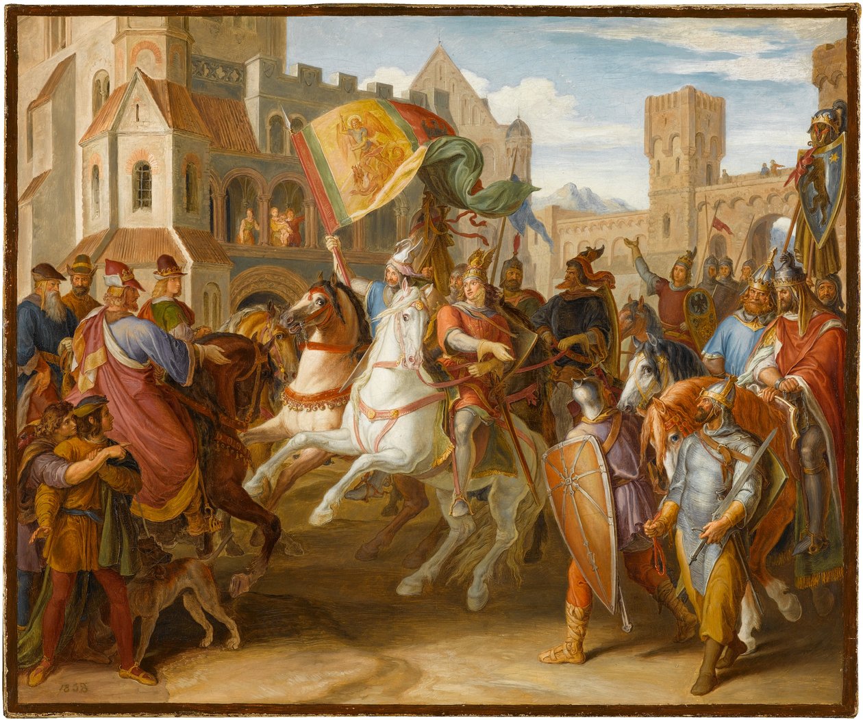 Il ritorno vittorioso di Sigfrido da Julius Schnorr von Carolsfeld