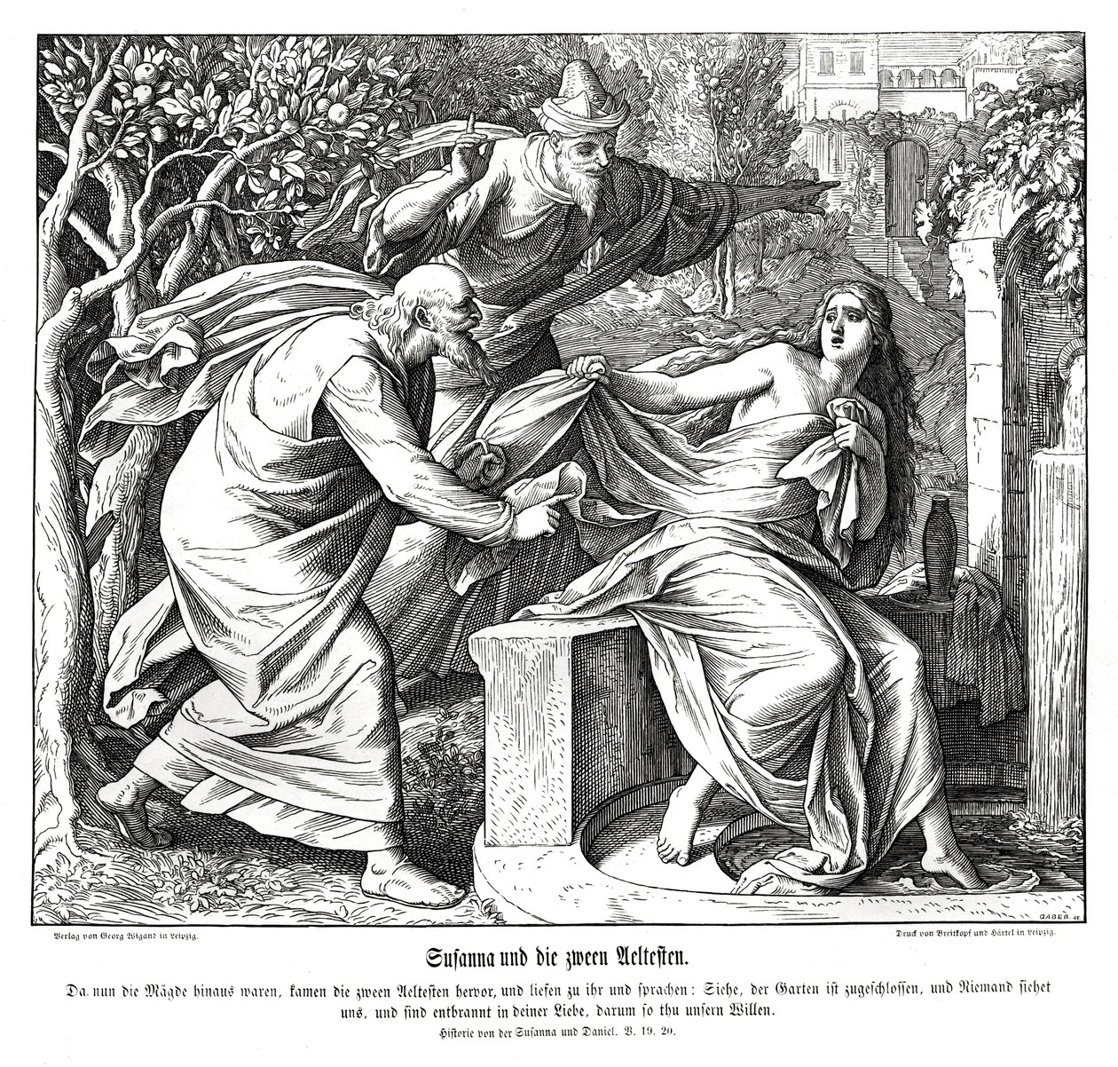 Susanna e i vecchioni, Susanna e Daniele da Julius Schnorr von Carolsfeld