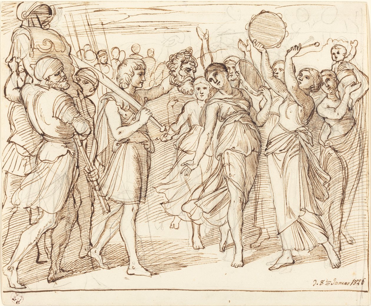 Il trionfo di Davide da Julius Schnorr von Carolsfeld