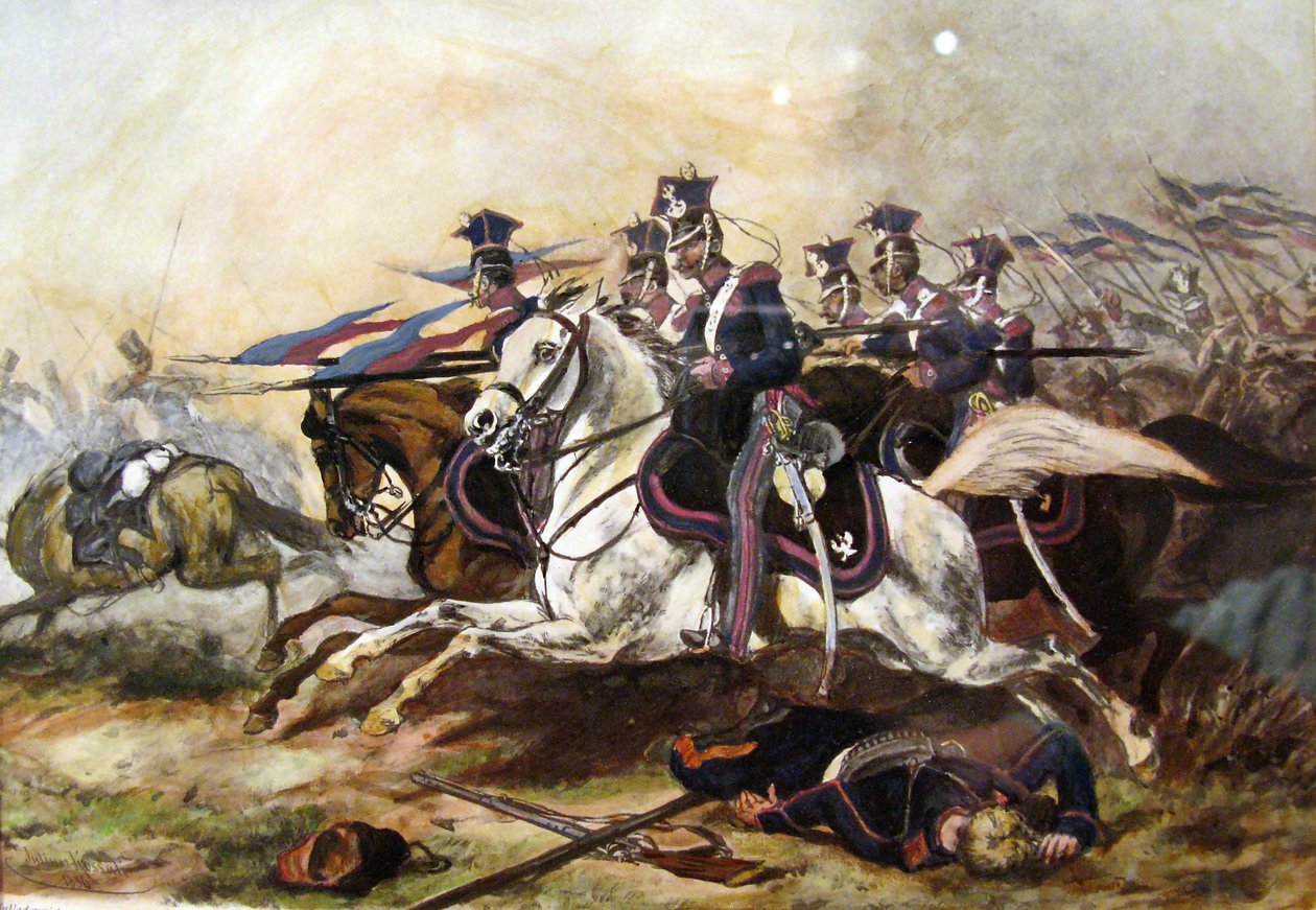 Carica della cavalleria di Poznań durante l