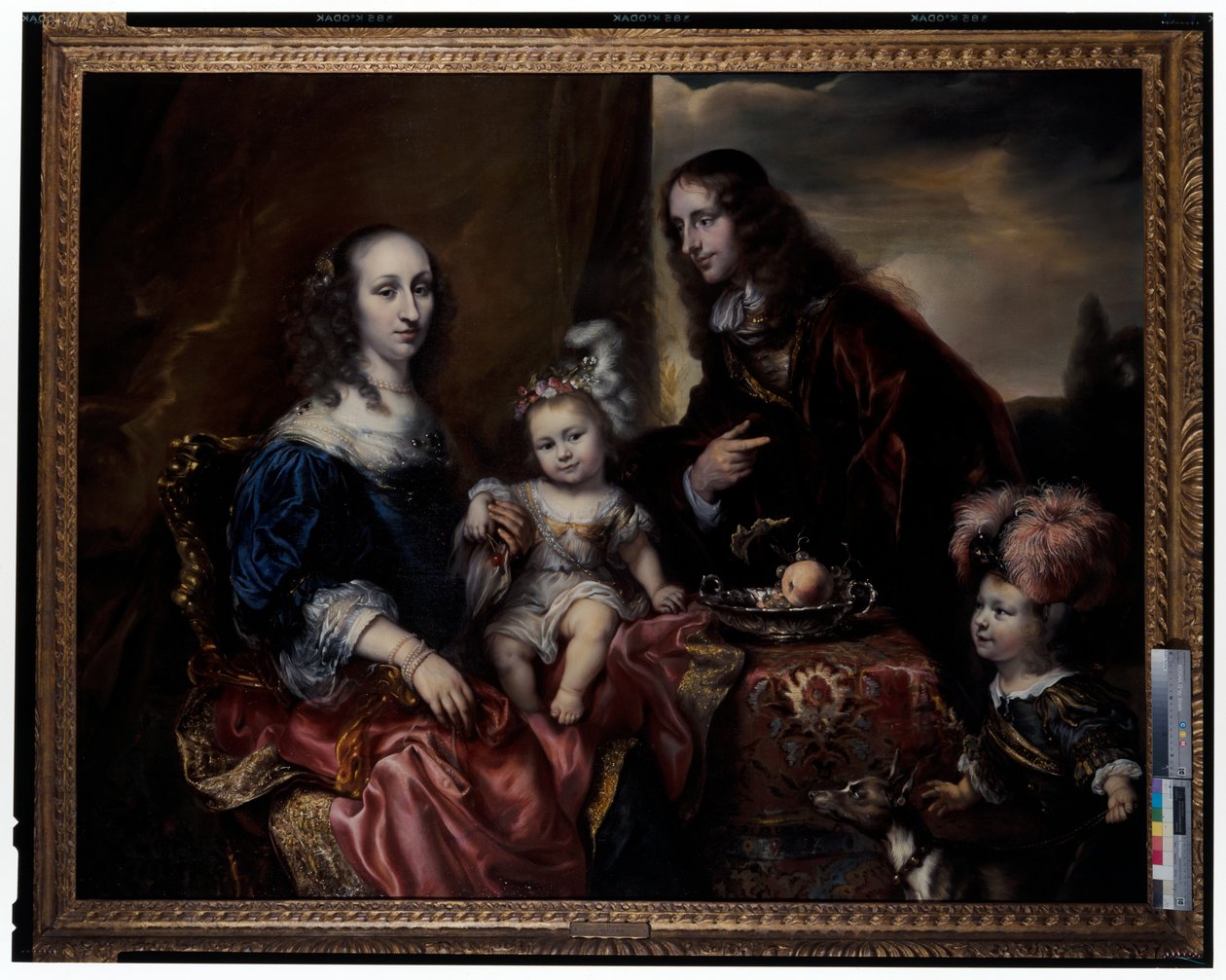 Ritratto di una famiglia, detto essere il colonnello John Hutchinson e la sua famiglia da Jürgen Ovens