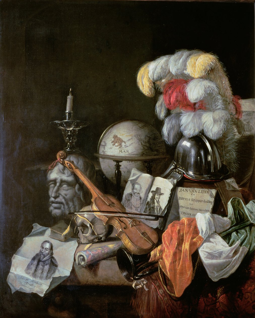 Vanitas (olio su tela) da Jurian van Streeck or Streek