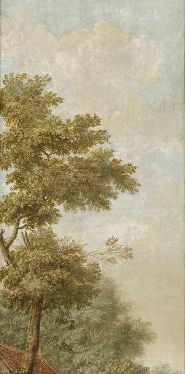 Tre dipinti murali con un paesaggio olandese da Jurriaan Andriessen (attributed to)