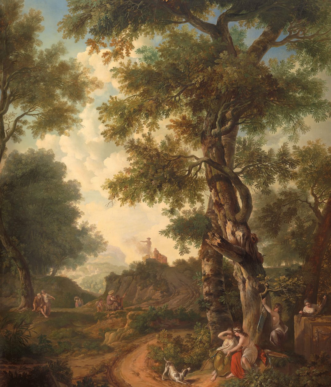Paesaggio arcadico con viaggiatori da Jurriaan Andriessen
