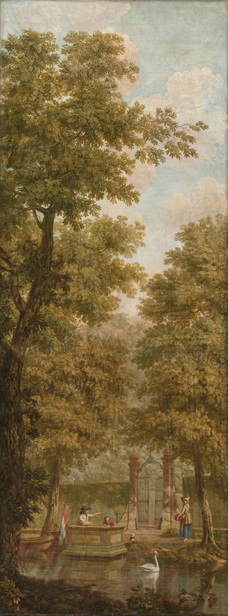 Arazzo con paesaggio olandese, appartenente alla sala di Nieuwe Doelenstraat 22 da Jurriaan Andriessen