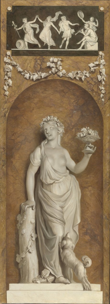 Pittura Murale con Baccante da Jurriaan Andriessen