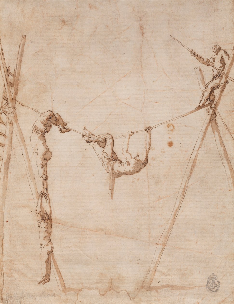 Acrobati sulla Corda da Jusepe de Ribera