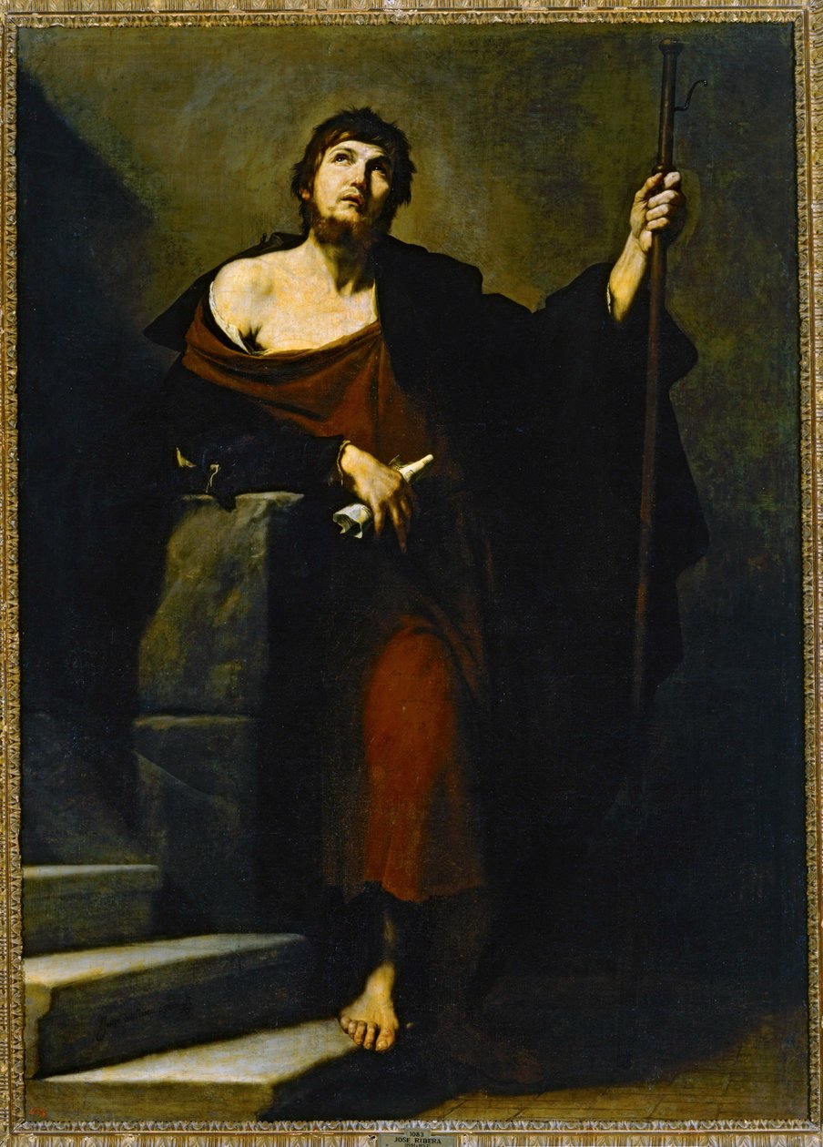 Giacomo il Maggiore ... (dipinto su tela) da Jusepe de (1591 1652) Ribera