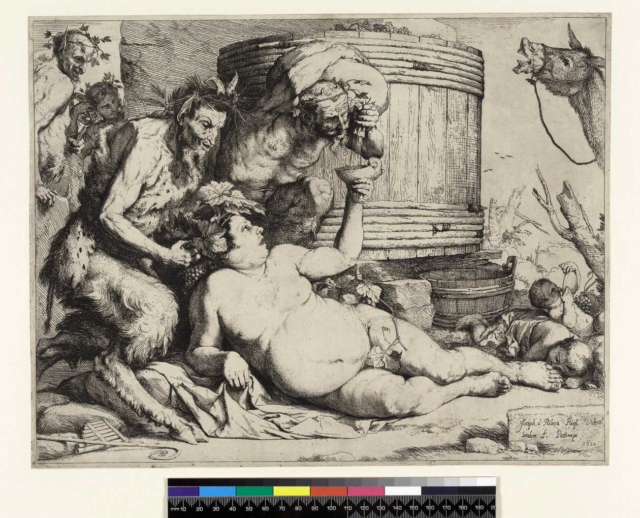 Silenus ubriaco. Silenus alla vasca del vino da Jusepe de Ribera