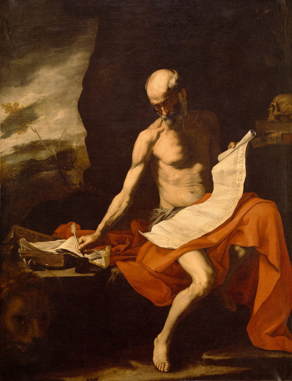 San Girolamo nel deserto da Jusepe de Ribera