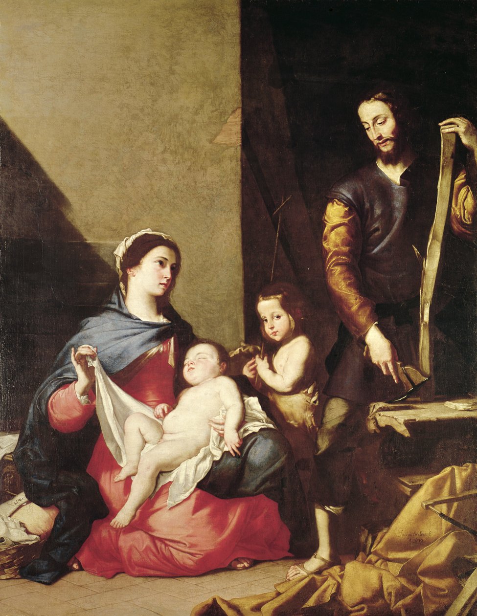 La Sacra Famiglia, 1639 da Jusepe de Ribera