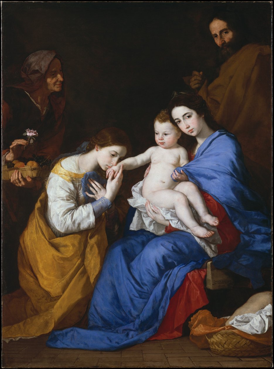 La Sacra Famiglia con le sante Anna e Caterina d