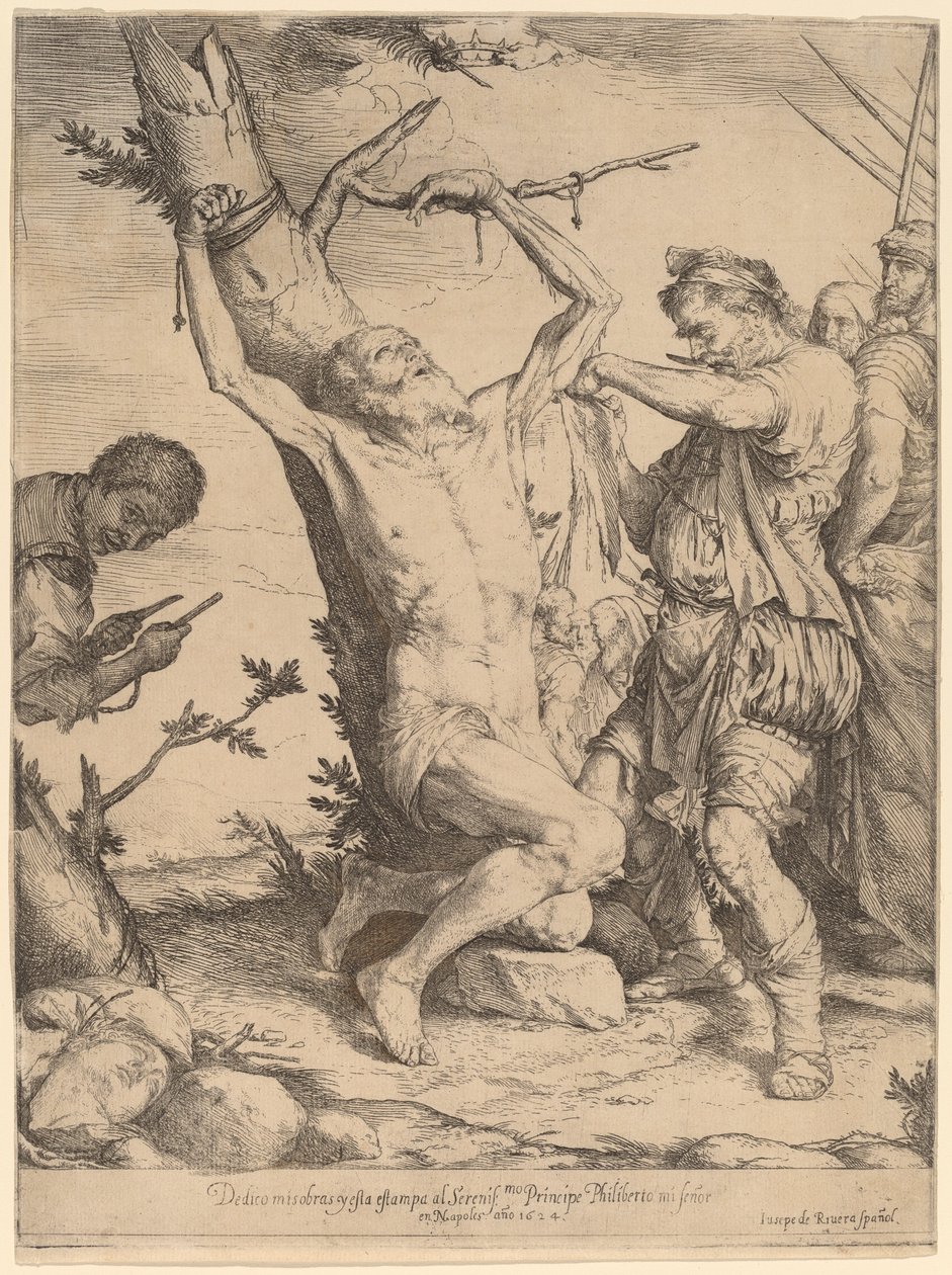 Il martirio di San Bartolomeo da Jusepe de Ribera