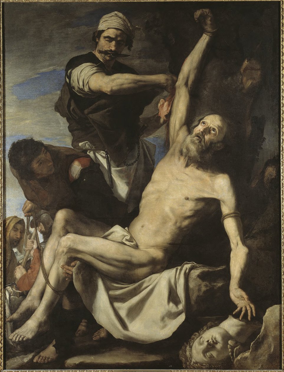 Il martirio di san Bartolomeo da Jusepe de Ribera