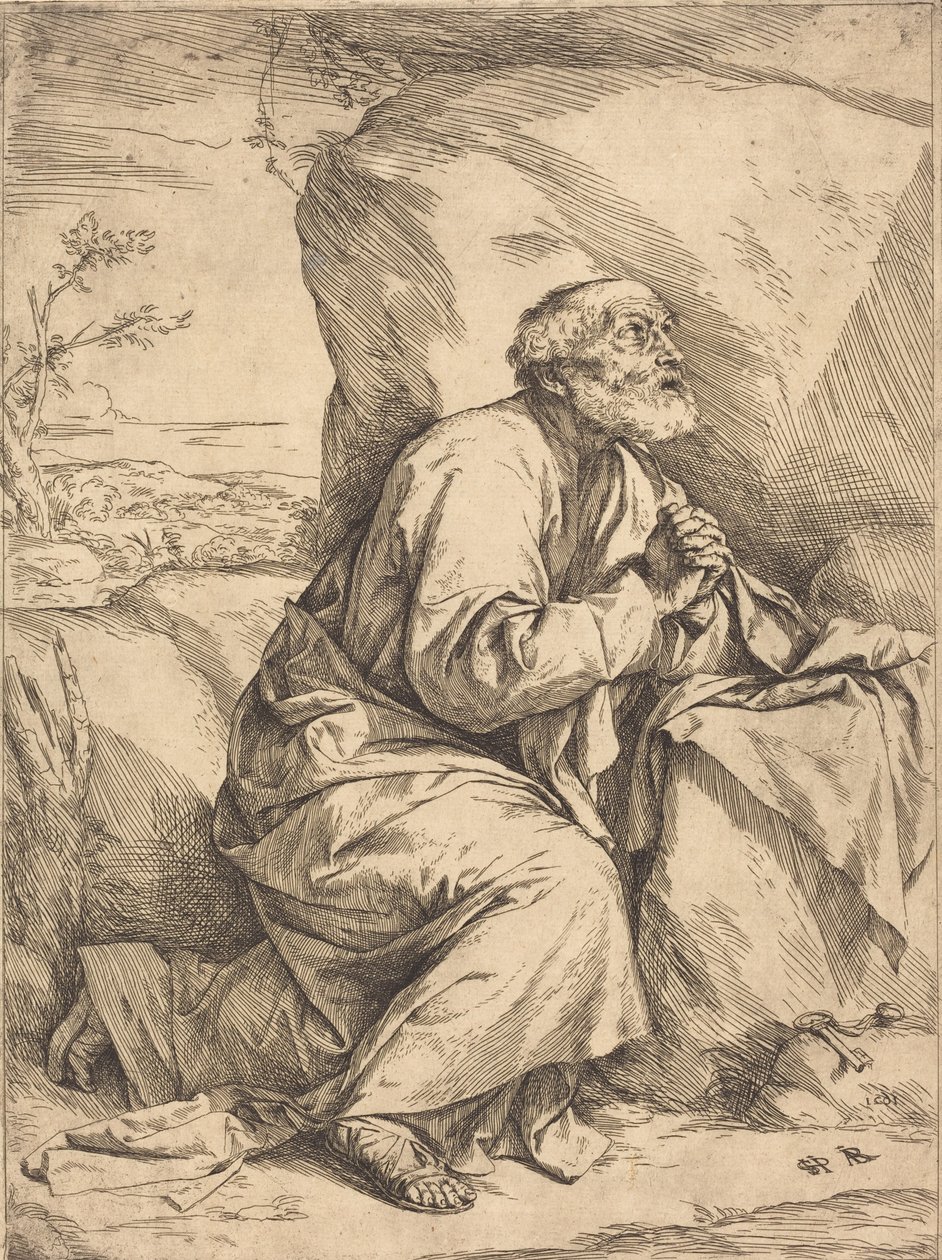 Il Pentimento di San Pietro da Jusepe de Ribera