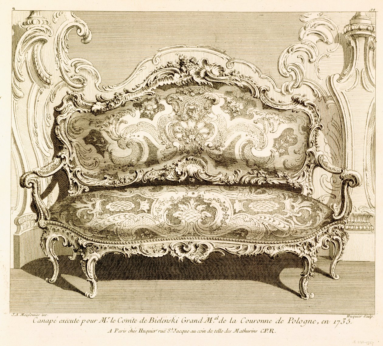 Divano, Messioner, Juste Aurele (1695-1750), L