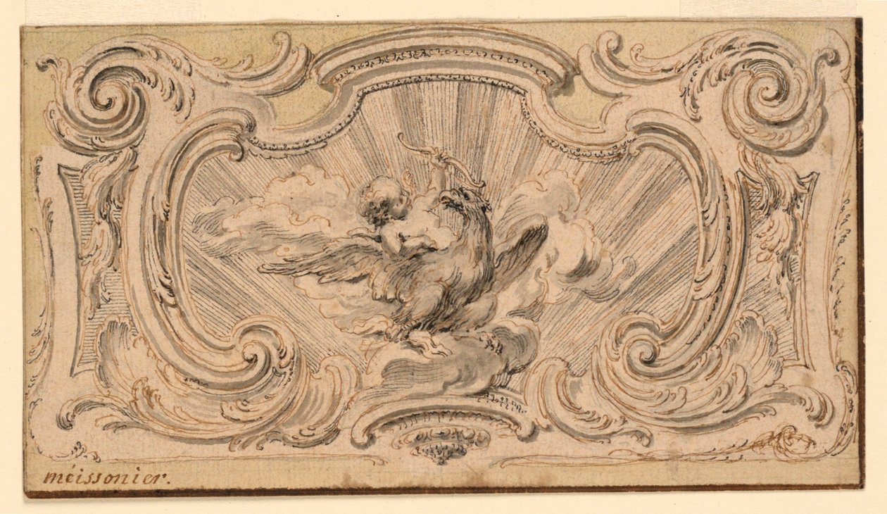 Progetto per un Pannello Ornamentale da Juste Aurèle Meissonnier