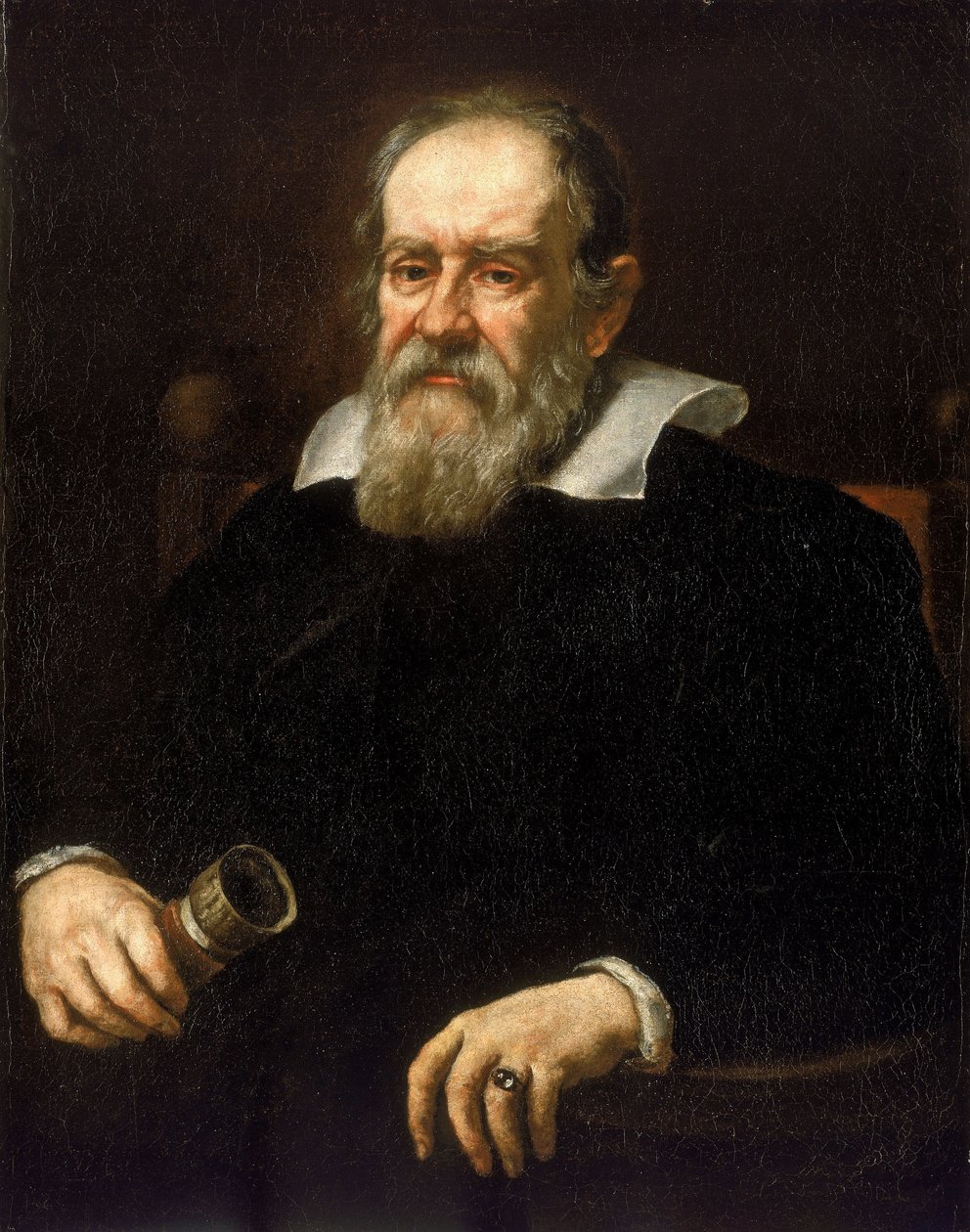 Ritratto di Galileo Galilei, astronomo italiano (1564-1642) da Justus (school of) Sustermans