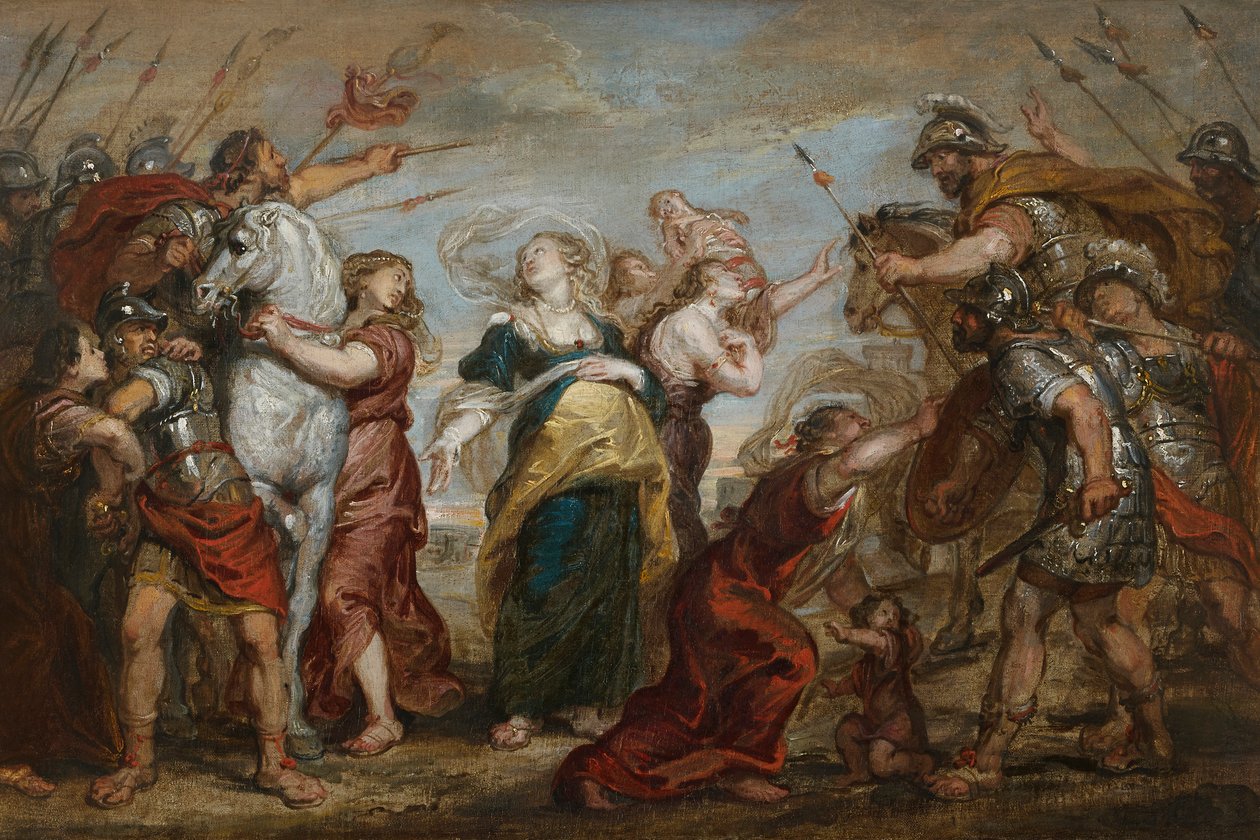 La riconciliazione dei Romani e dei Sabini, c. 1655-1656 da Justus van Egmont