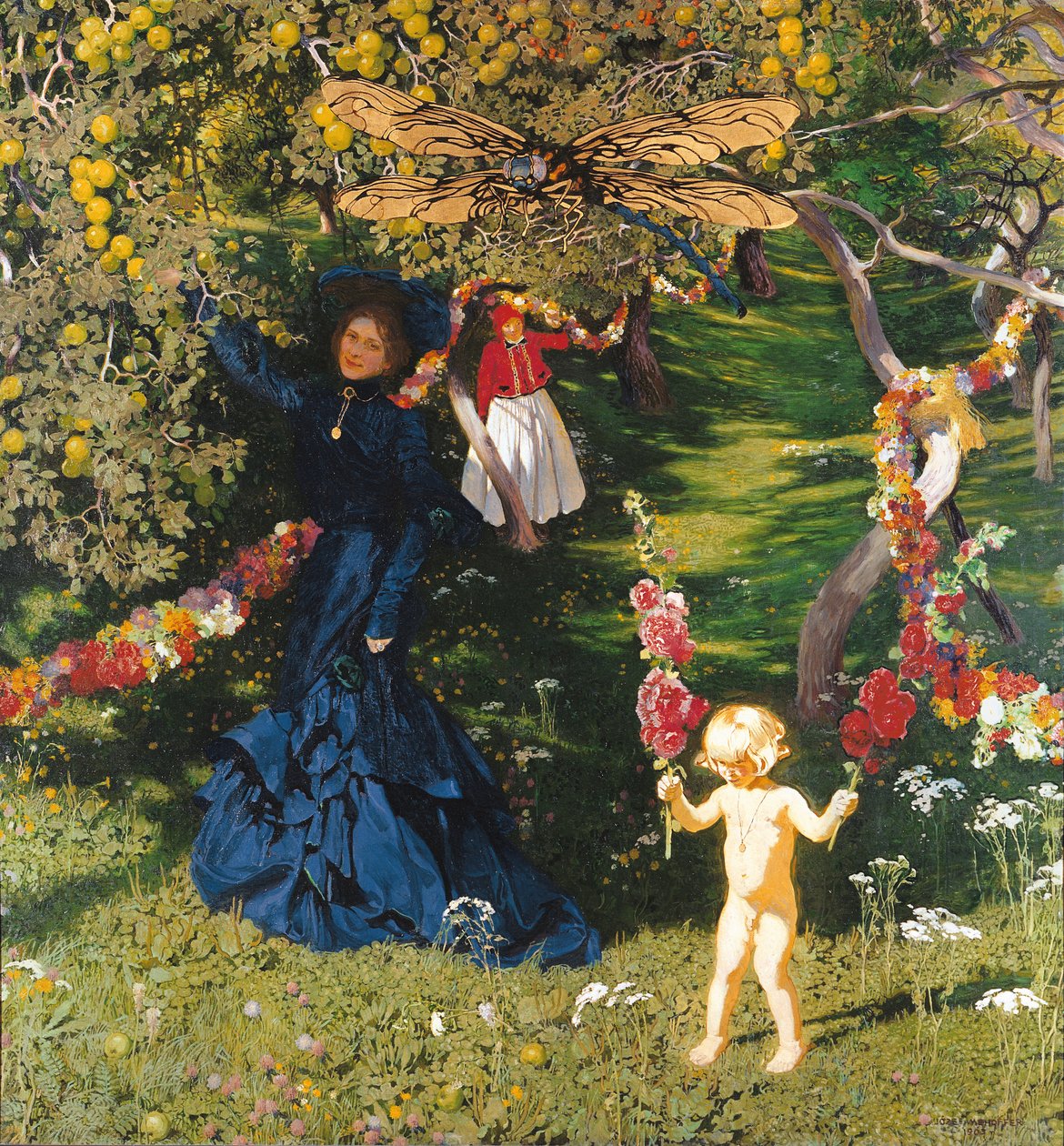 Il giardino strano da Józef Mehoffer
