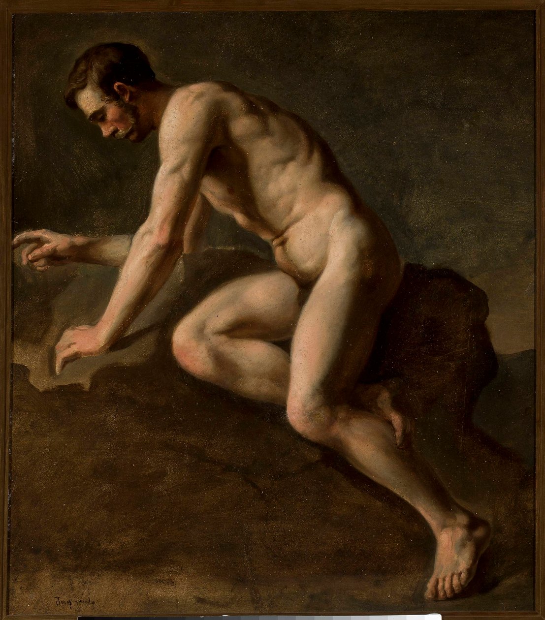 Studio di nudo maschile da Józef Simmler