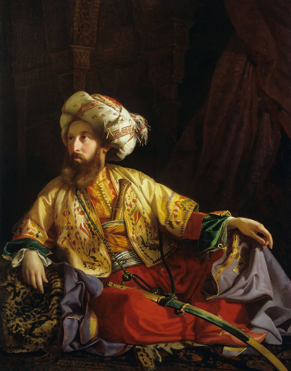 Emiro del Libano, 1843 da József Borsos