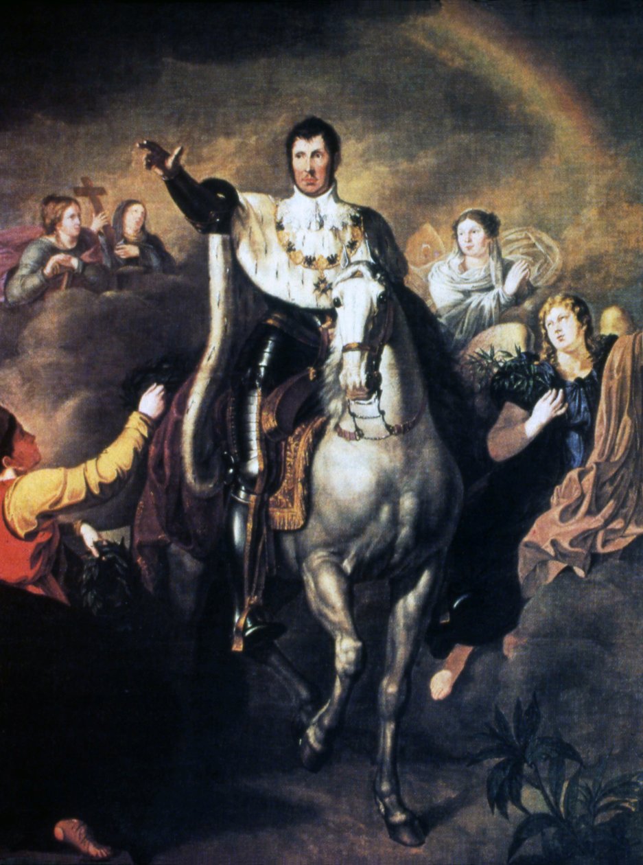 Il ritorno di Federico Guglielmo III come vincitore nelle guerre di liberazione da K.F.J.H. Schumann
