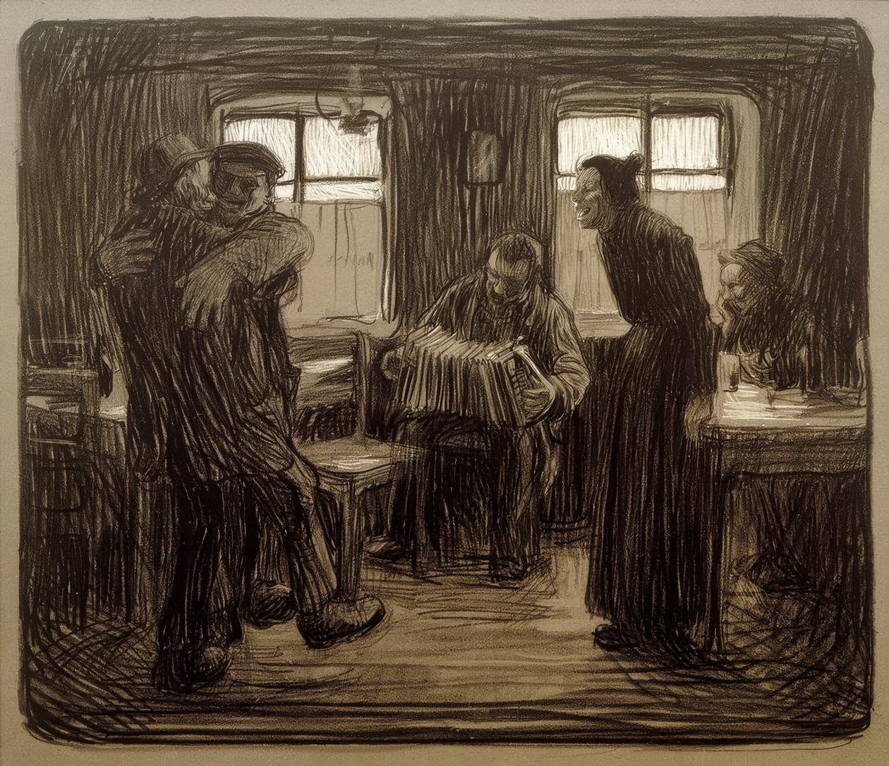 Taverna di Amburgo da Käthe Kollwitz