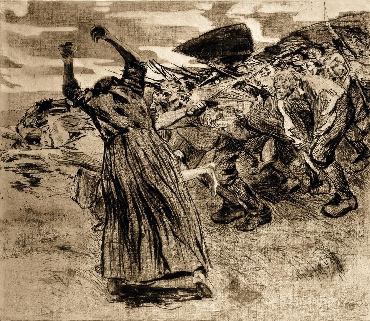 Losbruch da Käthe Kollwitz