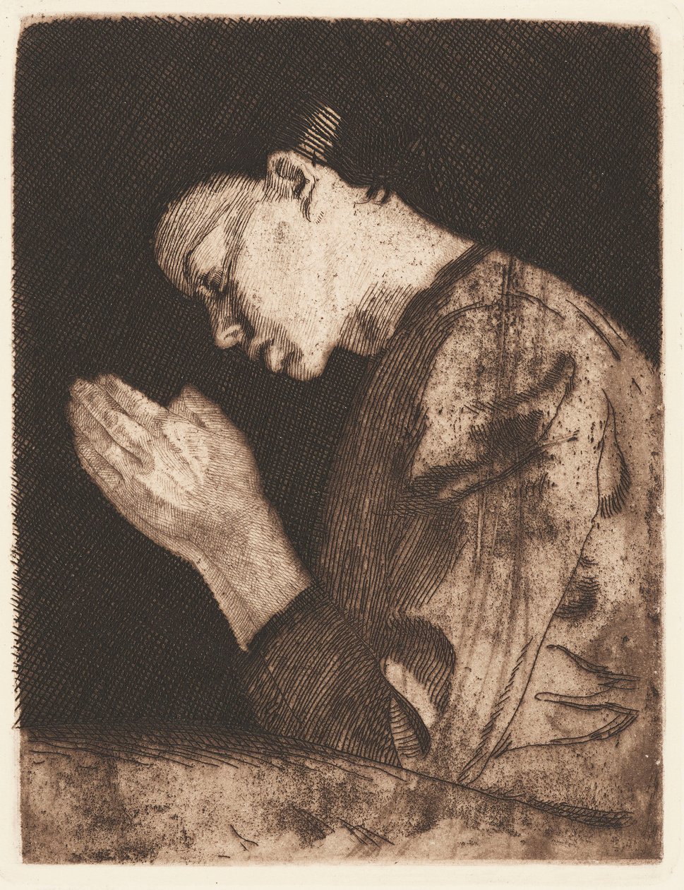 La ragazza in preghiera (Praying Girl) da Käthe Kollwitz