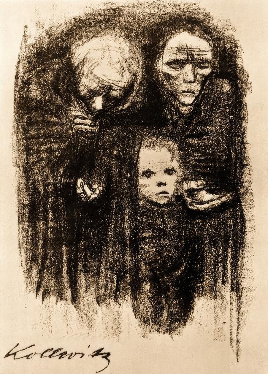 Mendicante da Käthe Kollwitz