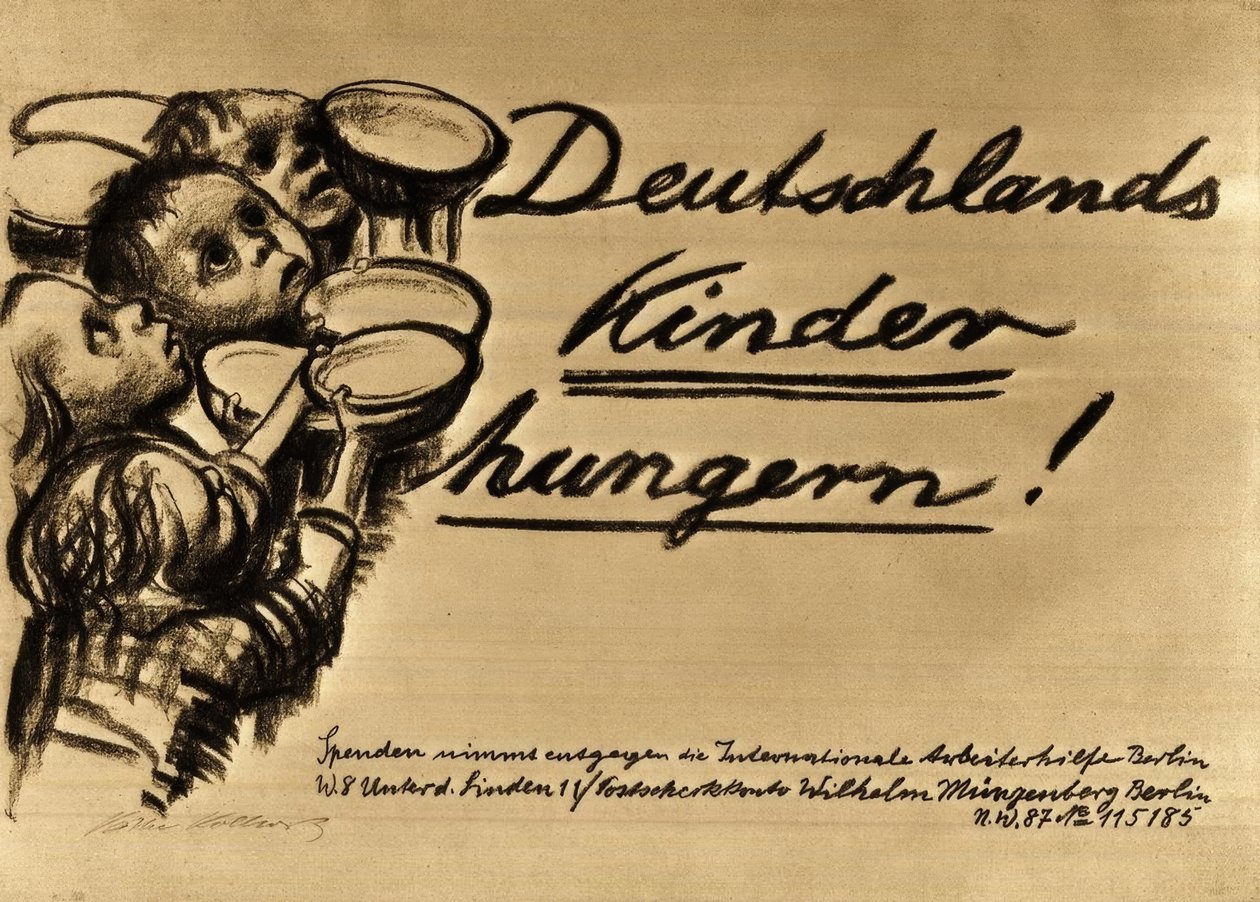 I bambini della Germania hanno fame da Käthe Kollwitz